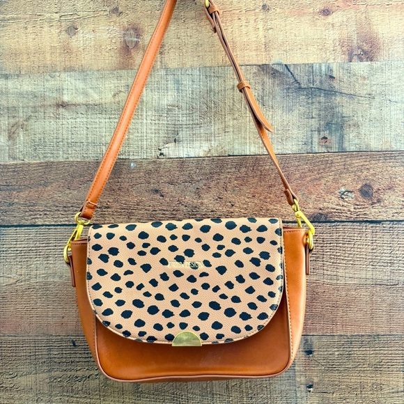 Fawn Designs Print Holliday Collection The Oversized Croissant Bag - Picture 2 of 12